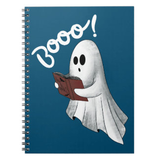Cuaderno Blanco fantasma Booo