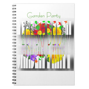 Cuaderno Blanco Fiesta de Jardín