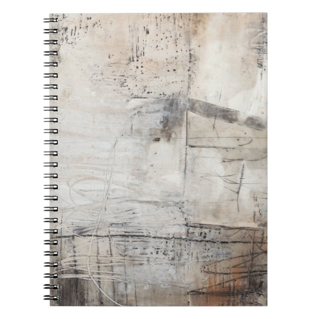 Cuaderno Blanco negro y bronce (Frente)