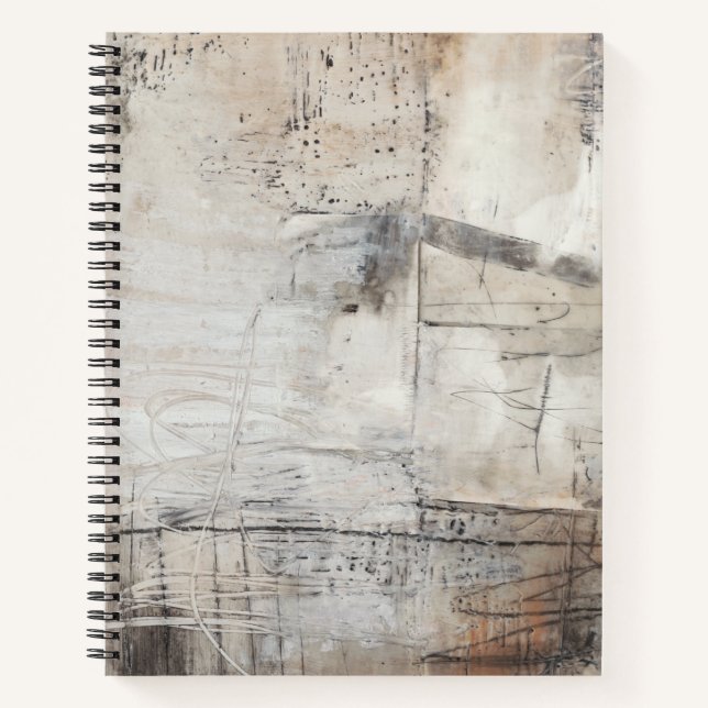 Cuaderno Blanco negro y bronce (Anverso)