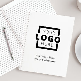 Cuaderno Blanco promocional del logotipo de la empresa pers
