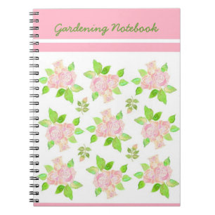 Cuaderno Blanco, rosa, blanco, negro portátil espiral, Rosa