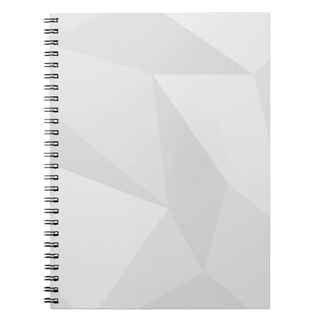 Cuaderno Blanco, sencillo, moderno, urbano, fresco, moderno (Frente)