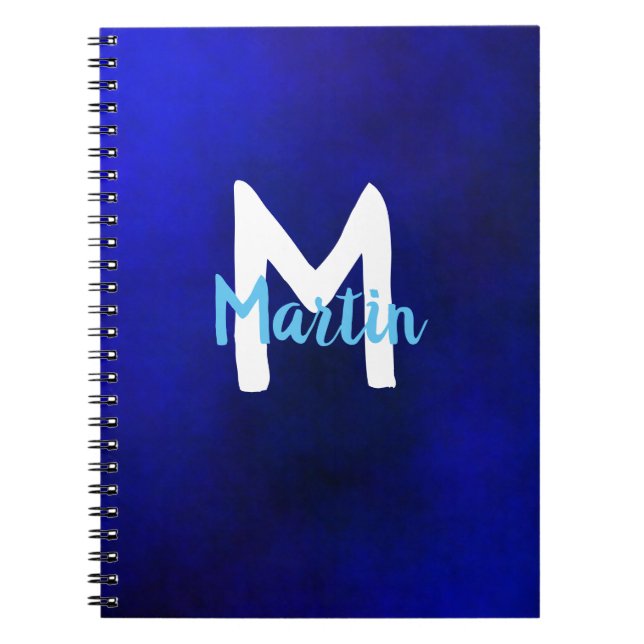 Cuaderno Blanco Y Azul (Frente)