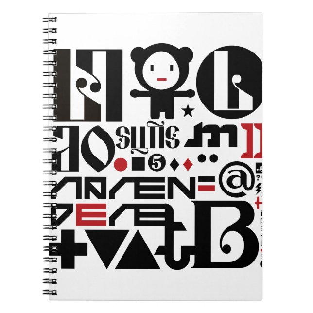 CUADERNO BLANCO Y NEGRO (Frente)