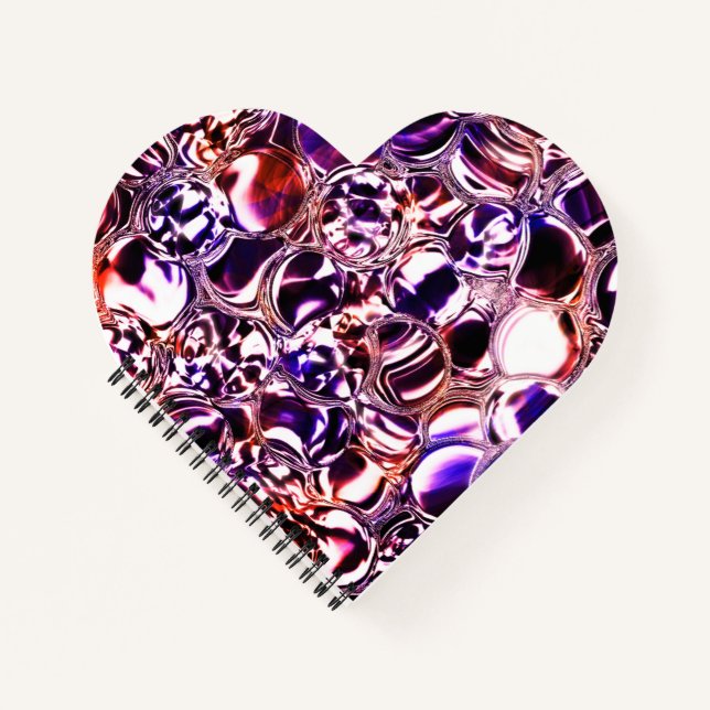 Cuaderno ¿Blebs de vidrio coloreado o piedras preciosas? (Anverso)