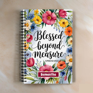 Cuaderno Blessed Beyond Measure Christian Women Journal