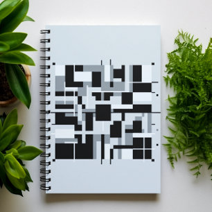 Cuaderno Blindaje de bloques de abstracto geométrico