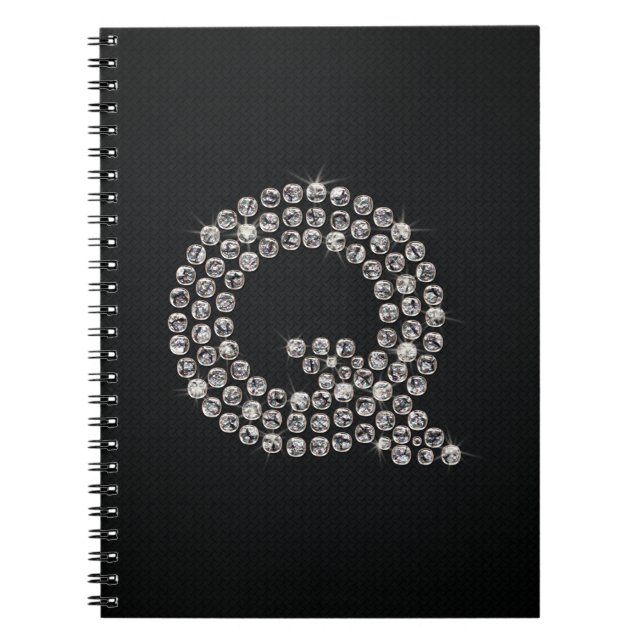 Cuaderno bling - Q (Frente)
