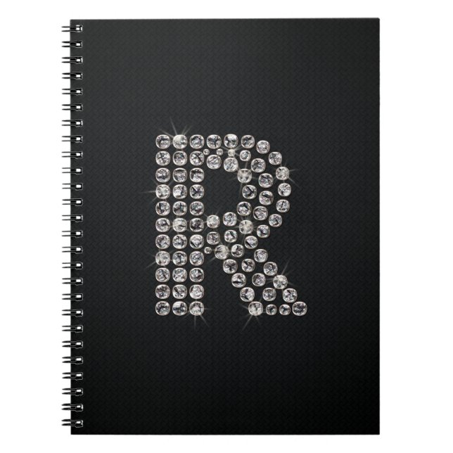 Cuaderno bling - R (Frente)