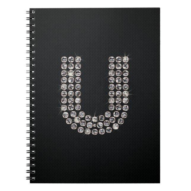 Cuaderno bling - U (Frente)