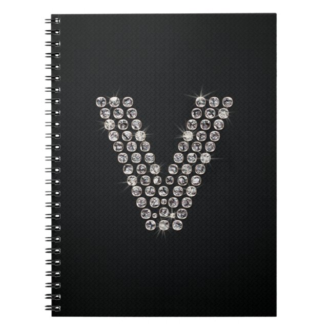 Cuaderno bling - V (Frente)