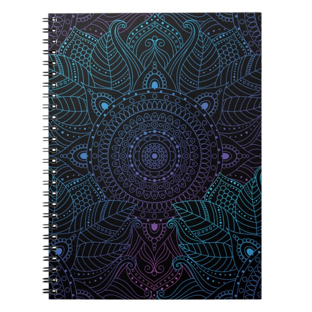 Cuaderno Bliss árabe: Magia Mandala Oriental (Frente)