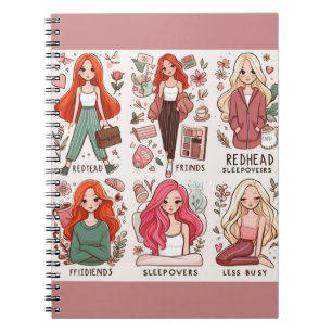 Cuaderno Bliss bloc de notas de Sleepover