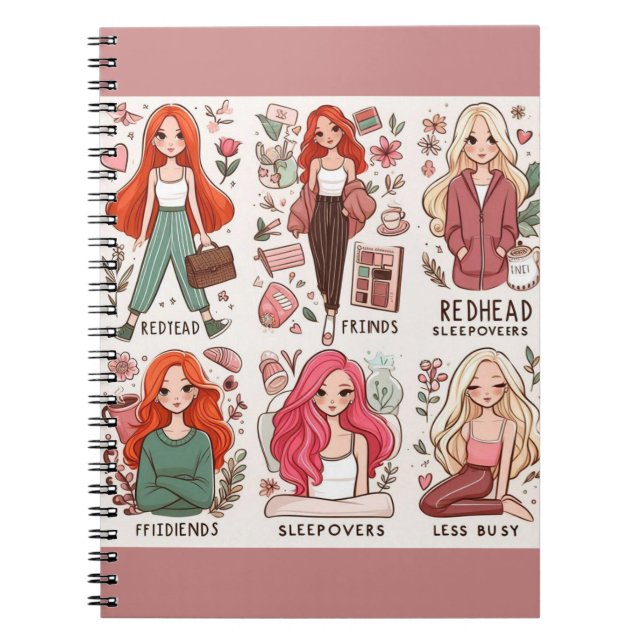 Cuaderno Bliss bloc de notas de Sleepover (Frente)