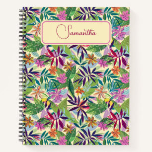 Cuaderno Bliss Tropical Spiral Notebook