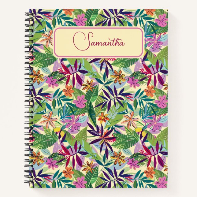 Cuaderno Bliss Tropical Spiral Notebook (Anverso)