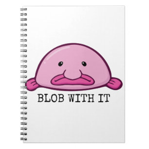 Cuaderno Blob con ella / pez globo