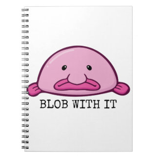 Cuaderno Blob con ella / pez globo