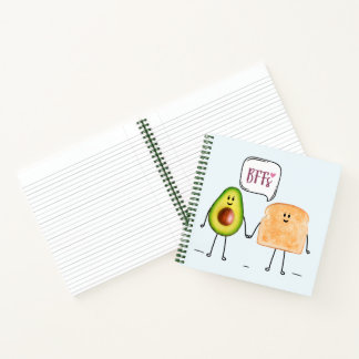 Cuaderno Bloc de aguacate para tostadas