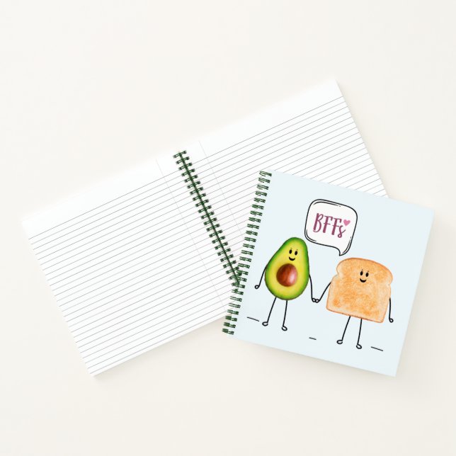 Cuaderno Bloc de aguacate para tostadas (Interior)