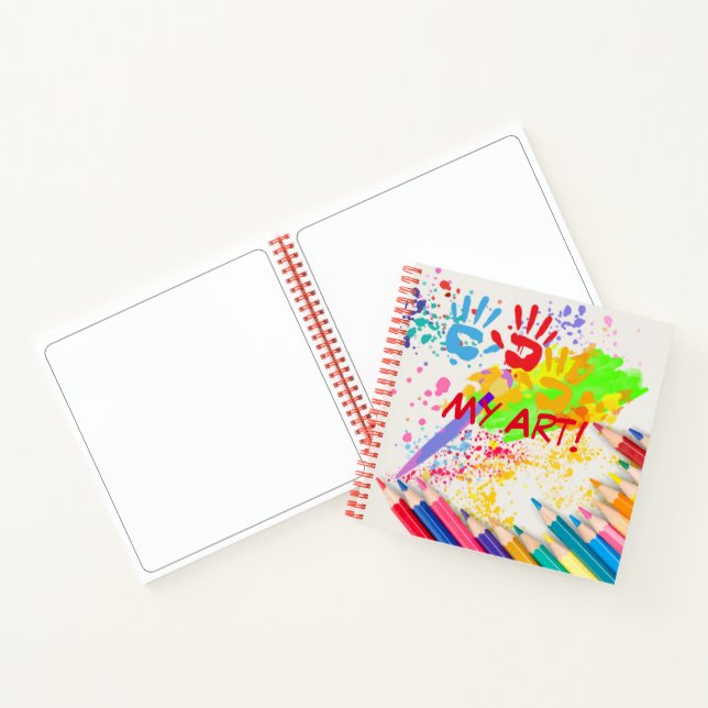Cuaderno Bloc de dibujo para niños (Interior)