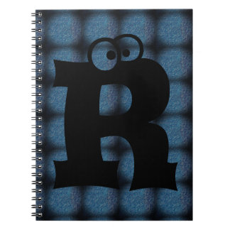 Cuaderno Bloc de fotos de espiral de color negro azul claro