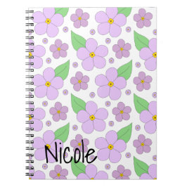Cuaderno Bloc de fotos de flores de Lilac