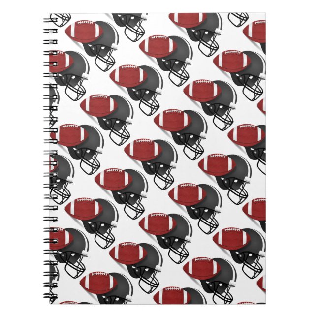 Cuaderno Bloc de fotos/Fútbol y casco (Frente)