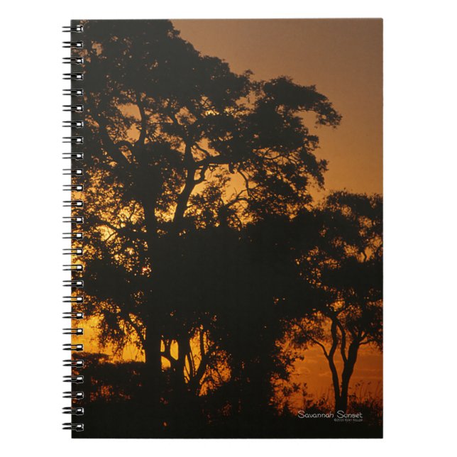 Cuaderno Bloc de fotos Savannah Sunset (Frente)