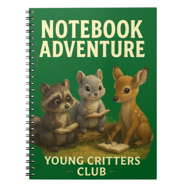 Cuaderno Bloc de notas #2 de Critters - "Aventura para port (Frente)