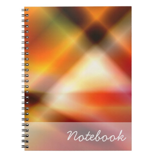 Cuaderno Bloc de notas abstracto (Frente)