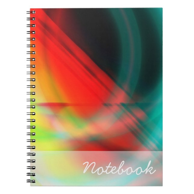 Cuaderno Bloc de notas abstracto (Frente)