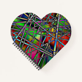 Cuaderno Bloc de notas abstracto colorido