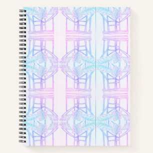 Cuaderno Bloc de notas abstracto de entrelazado