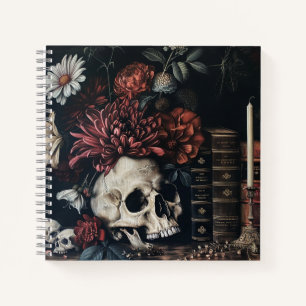 Cuaderno Bloc de notas académico oscuro