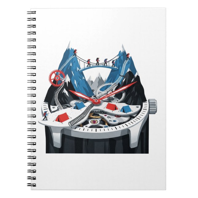 Cuaderno Bloc de notas Adventure in Time Mountain (Frente)