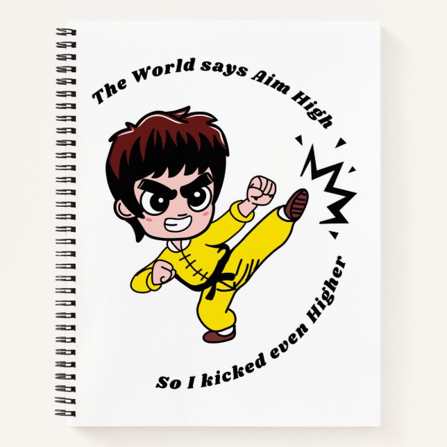 Cuaderno Bloc de notas Aim HighSpiral (Anverso)
