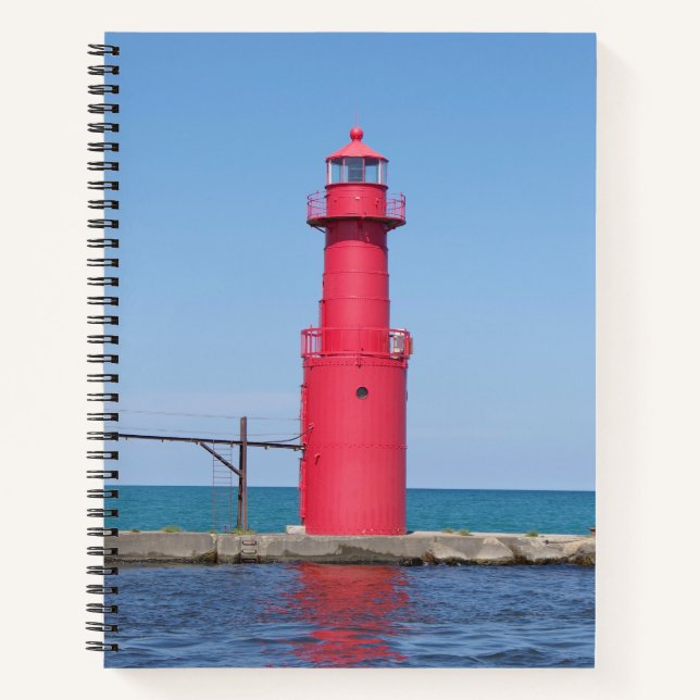 Cuaderno bloc de notas Algoma Pierhead Light (Anverso)