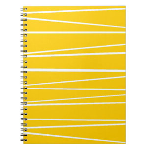 Cuaderno bloc de notas amarillo de Stripe español