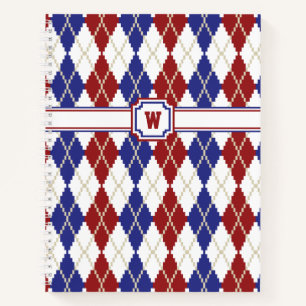Cuaderno Bloc de notas Americana Argyle Spiral