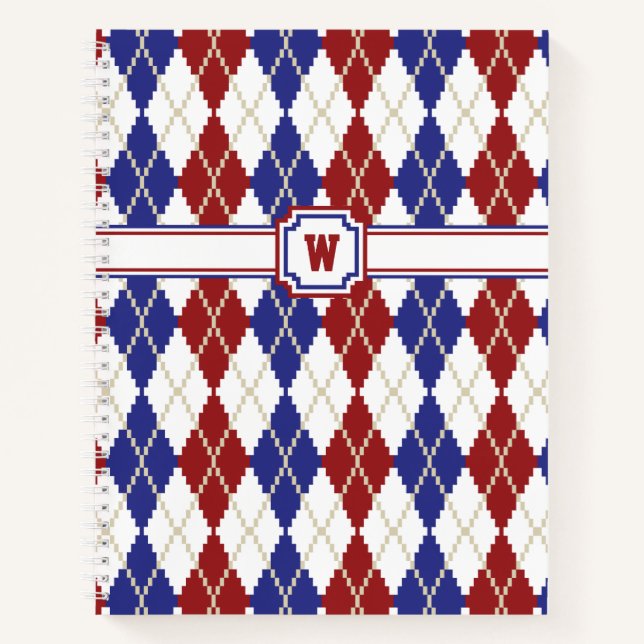 Cuaderno Bloc de notas Americana Argyle Spiral (Anverso)
