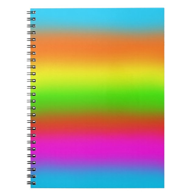 Cuaderno Bloc de notas arco iris (Frente)