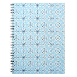 Cuaderno Bloc de notas azul cielo vintage