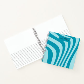Cuaderno Bloc de notas azul Groovy