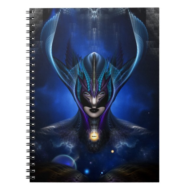 Cuaderno Bloc de notas azul Taidushan Sai Shadow (Frente)