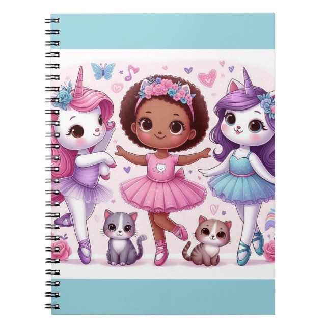 Cuaderno Bloc de notas Ballet Harmony (Frente)