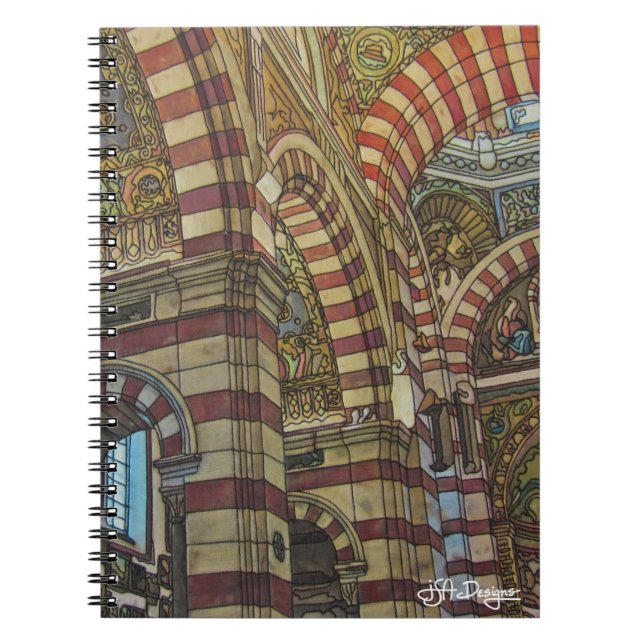 Cuaderno Bloc de notas Basílica Notre Dame de la Garde (Frente)