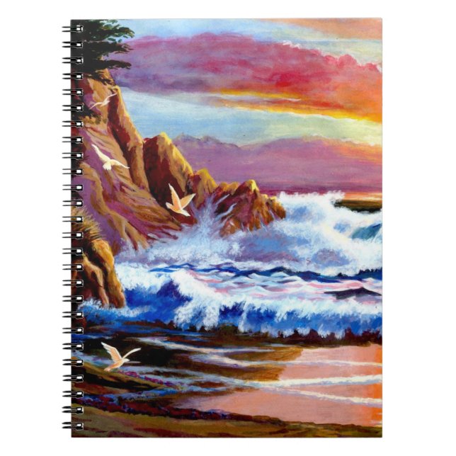 Cuaderno Bloc de notas Beach Sunrise (Frente)