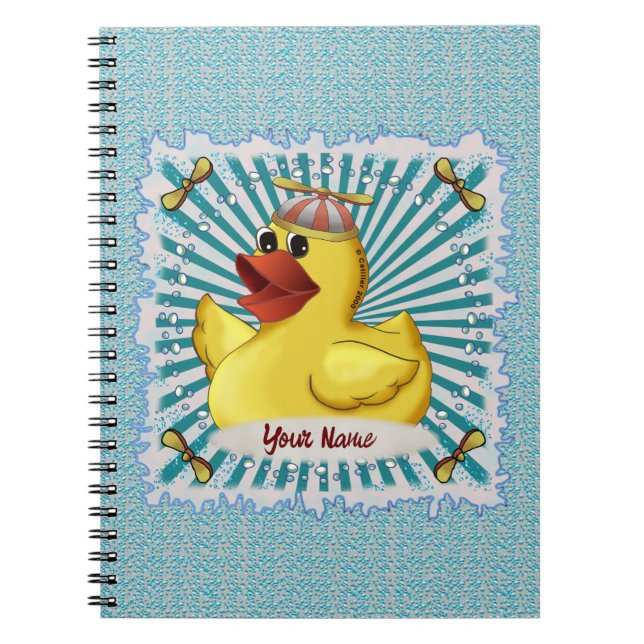 Cuaderno Bloc de notas Beanie Rubber Duck (Frente)